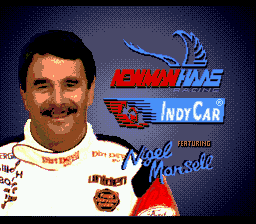 Заставка игры Newman Haas IndyCar featuring Nigel Mansell